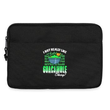 It’s Okay Guac I’m Extra Too Cute Avocado Pun - Laptoptasche 13" - Schwarz - Vorne