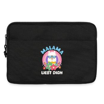 Bald Mama MALAMA LIEBT DICH Lustiges - Laptoptasche 13" - Schwarz - Vorne