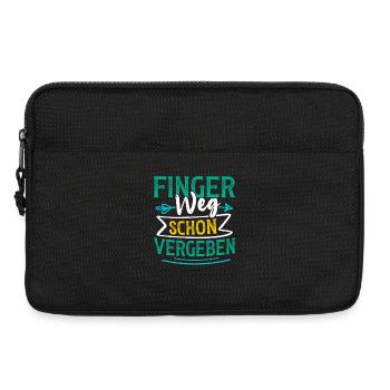 Malle FINGER WEG VERGEBEN Lustiges - Laptoptasche 13" - Schwarz - Vorne