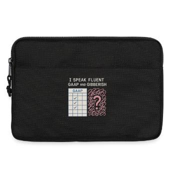 Blagues d’un étudiant en comptabilité cpa en formation excel - Sacoche pour ordinateur portable 13 pouces - noir - Devant