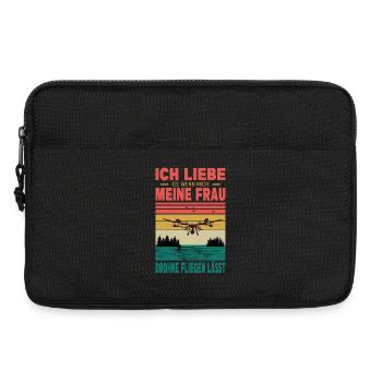 Accessoires de pilote de drone Drone Pilote de drone Cadeau - Sacoche pour ordinateur portable 13 pouces - noir - Devant