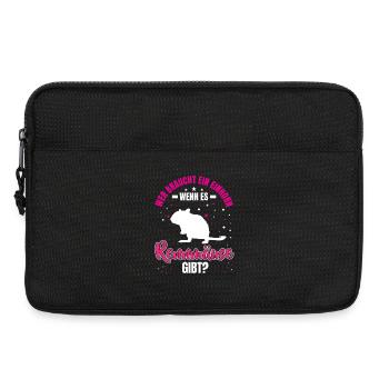 Gerbil is real rodent Gerbil - Laptop bag 13" - black - Front