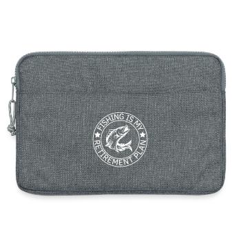 Fishing Is My Retirement Plan - Laptoptasche 13" - Grau meliert - Vorne