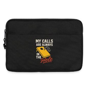 Cornhole Refere Official Referee - Laptop bag 13" - black - Front