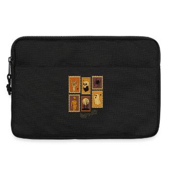 Halloween Spooky Moon und Spukbäume - Laptoptasche 13" - Schwarz - Vorne