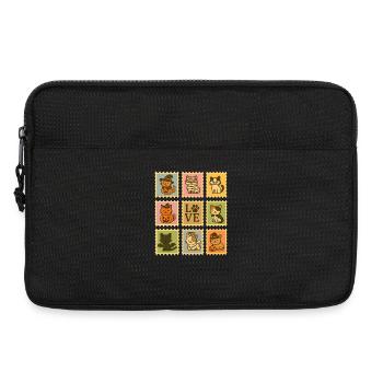 Halloween Cats Collection Illustration - Laptop bag 13" - black - Front