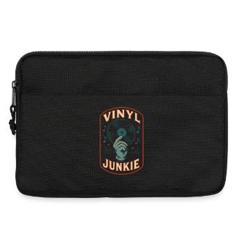 Vinyl Junkie Record Musik Retro Design - Laptoptasche 13" - Schwarz - Vorne