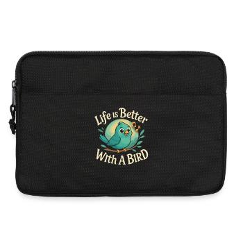 Ich mache Welpen hübsch - Laptoptasche 13" - Schwarz - Vorne
