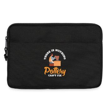 Pottery: Nothing that cannot be healed - Laptop bag 13" - black - Front