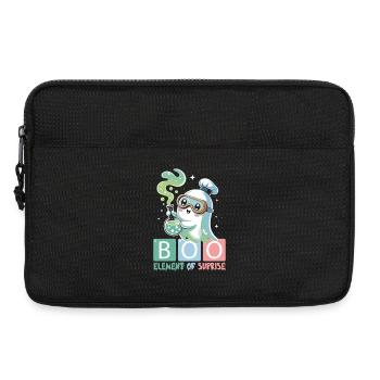 Ghost Cute Halloween Autumn - Laptop bag 13" - black - Front