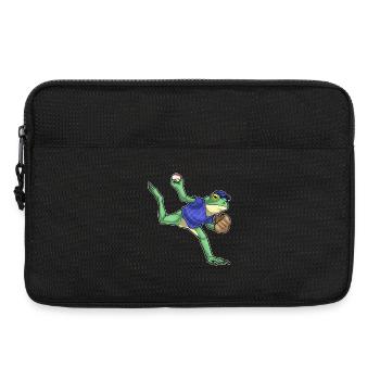 Frog Baseball Baseball Glove - Laptop bag 13" - black - Front