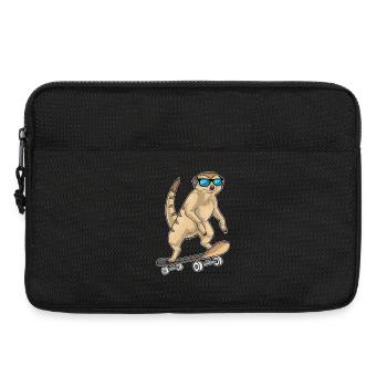 Suricate Skater Skateboard - Sacoche pour ordinateur portable 13 pouces - noir - Devant