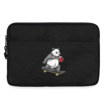 Panda Skater Skateboard - Sacoche pour ordinateur portable 13 pouces - noir - Devant