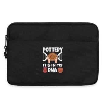 Pottery is in my DNA passion - Laptop bag 13" - black - Front