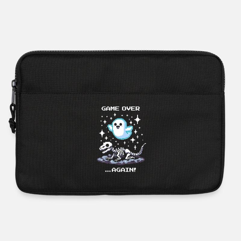 Game over... Again | Retro Dino Pixel Art - Laptop bag 13" - black