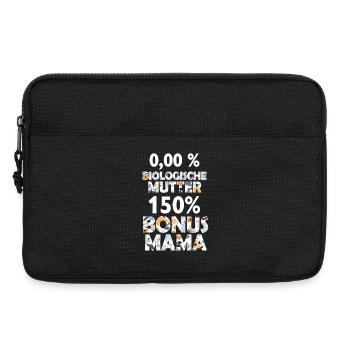 Mama Bonus Mama Mutter Mami Muttertag Geschenk - Laptoptasche 13" - Schwarz - Vorne