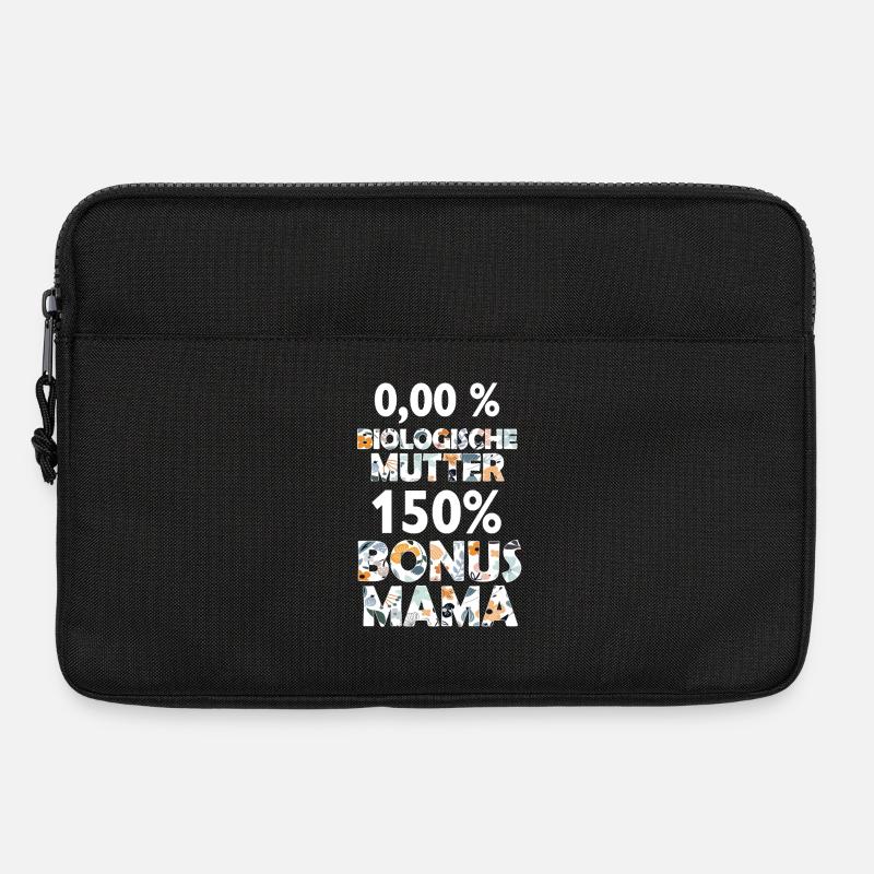 Mama Bonus Mama Mutter Mami Muttertag Geschenk - Laptoptasche 13" - Schwarz