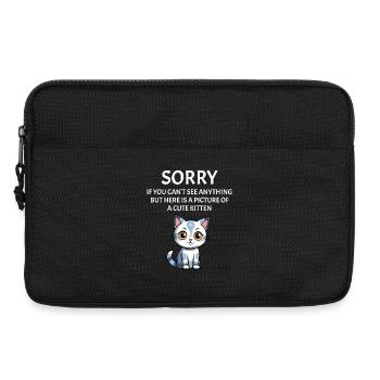 Festival live Musik sarkastisches Konzert - Laptoptasche 13" - Schwarz - Vorne
