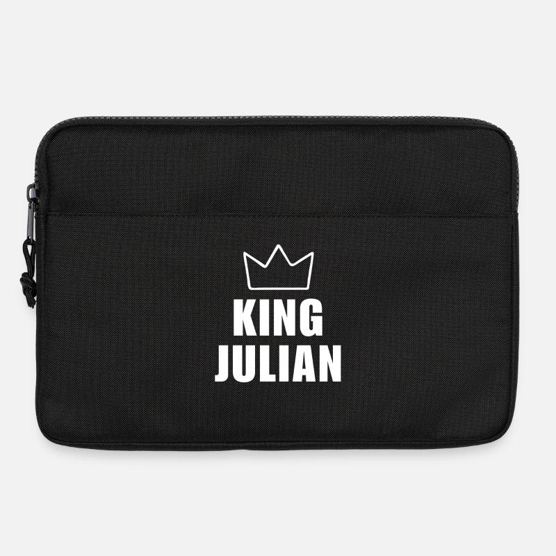 Julianischer Name mit Buchstabe J - King Crown Hemd - Laptoptasche 13" - Schwarz