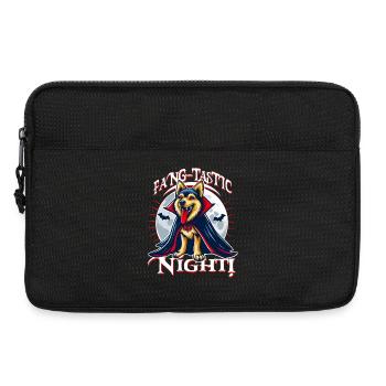 Vampire Chien Fang-tastic Nuit d’Halloween - Sacoche pour ordinateur portable 13 pouces - noir - Devant