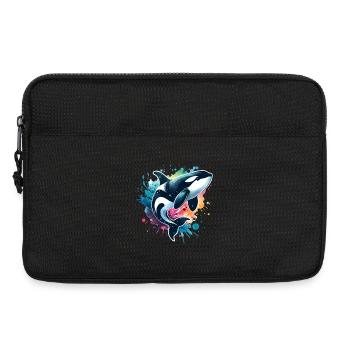 Orca Killer Whale - Laptop bag 13" - black - Front
