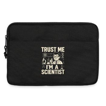 Trust me, I'm a scientist - Laptop bag 13" - black - Front