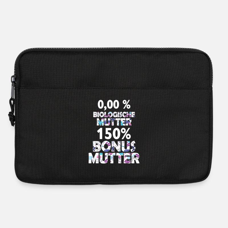 Bonus Mutter Mama Stiefmutter Muttertag Geschenk - Laptoptasche 13" - Schwarz