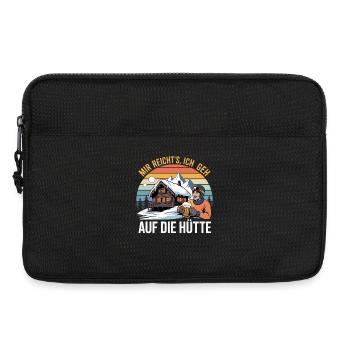 Après Ski Skiing Skiers Skiing - Laptop bag 13" - black - Front