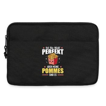 Les frites sont parfaites pour les pommes de terre au four, le snack-bar - Sacoche pour ordinateur portable 13 pouces - noir - Devant