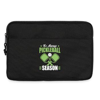 Tournoi de Pickleball Saison Paddleball - Sacoche pour ordinateur portable 13 pouces - noir - Devant