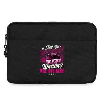 chauffeur de bus - Sacoche pour ordinateur portable 13 pouces - noir - Devant