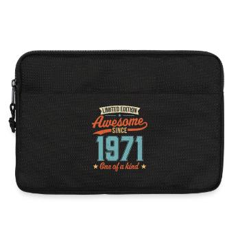 Awesome Since 1971 - Laptop bag 13" - black - Front