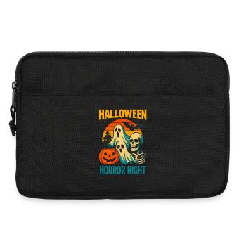 Nuit d’horreur d’Halloween - Sacoche pour ordinateur portable 13 pouces - noir - Devant