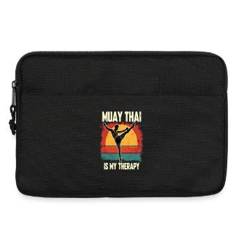Funny Muay Thai Boxing Muay Thai - Laptop bag 13" - black - Front