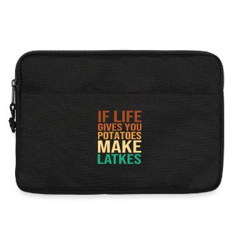 Hanukkah Chanukkah Hanukah - Laptoptasche 13" - Schwarz - Vorne