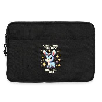 Carry the team – and the loot | Donkey Co-op - Laptop bag 13" - black - Front
