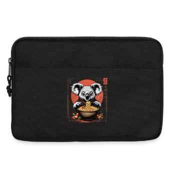 Koala Ramen Art Design - Laptop bag 13" - black - Front