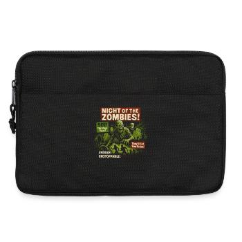 Night of the Zombies Movie Poster Halloween - Laptop bag 13" - black - Front