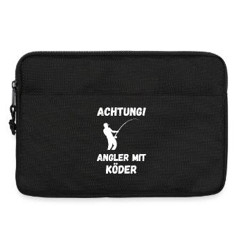 Chemise de pêcheur drôle pour l’anniversaire - Sacoche pour ordinateur portable 13 pouces - noir - Devant