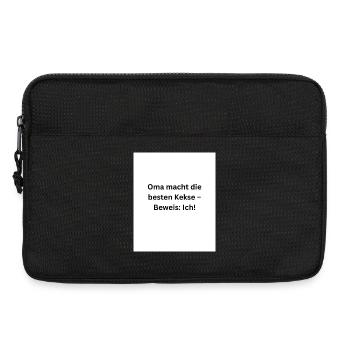Mamie fait les meilleurs biscuits – prouvez-moi - Sacoche pour ordinateur portable 13 pouces - noir - Devant