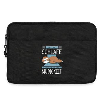 Funny Sayings Fun Outfits Irony Sarcasm - Laptop bag 13" - black - Front