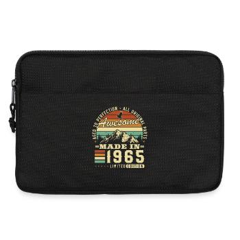 1965 Vintage Rétro Cadeau D'anniversaire - Sacoche pour ordinateur portable 13 pouces - noir - Devant