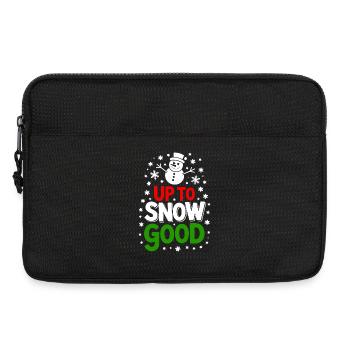 Bis zum Schnee Gut - Laptoptasche 13" - Schwarz - Vorne