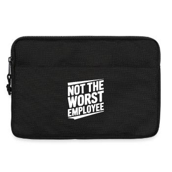 Nicht der schlechteste Mitarbeiter - Laptoptasche 13" - Schwarz - Vorne