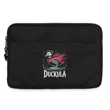 Nightcrest Duck in Crimson Cape - Laptop bag 13" - black - Front