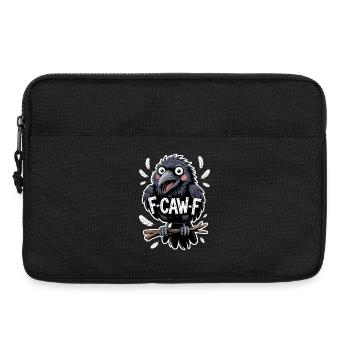 F-Caw-F Meme Krähe - Laptoptasche 13" - Schwarz - Vorne