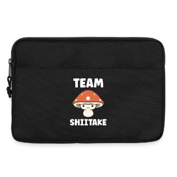 Team Shiitake Team Mushroom Fun - Laptop bag 13" - black - Front