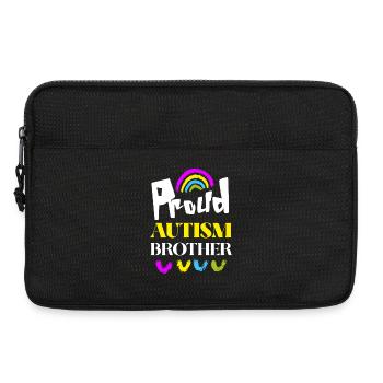 Proud Autism Brother - Laptop bag 13" - black - Front