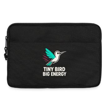 Funny Hummingbird Mem Winziger Vogel Big Energy - Laptoptasche 13" - Schwarz - Vorne