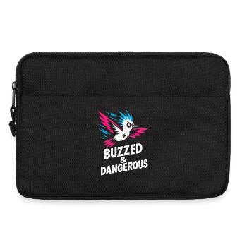 Funny Hummingbird Mem Winziger Vogel Big Energy - Laptoptasche 13" - Schwarz - Vorne